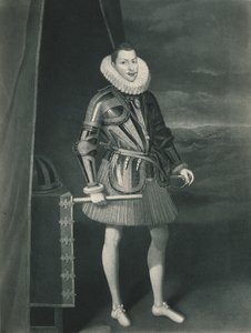 Filip III i rustning, 1605, 1904 av Juan Pantoja de la Cruz