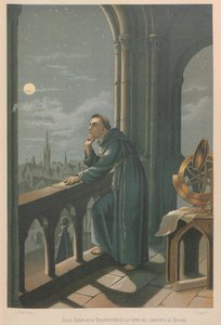 Roger Bacon. Från: Science and its men, 1879.
