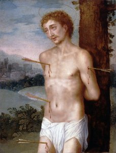 Saint Sebastian, ca 1603 (olja på koppar)