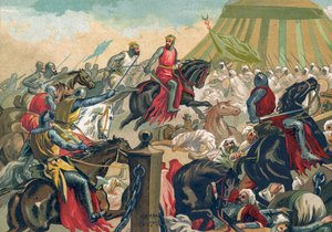 Slaget vid Las Navas de Tolosa av Juan Serra y Pausas