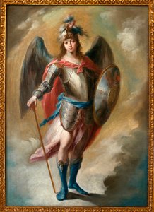 Ärkeängeln Sankt Mikael - Målning av Juan de Espinal (1714-1783), olja på duk, ca. 1780 - Museum of Fine Arts i Sevilla, Spanien av Juan de Espinal