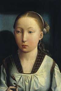 Porträtt av Katarina av Aragonien, ca. 1496