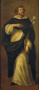 Saint Dominic de Guzmán av Juan de Valdes Leal