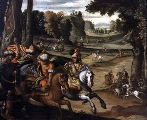 Lejonjakten av Juan de la Corte