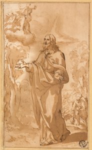 Kristus i vildmarken av Juan del Castillo