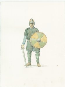 A Saxon fyrdman, c1066 2015. av Judith Dobie