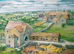 Thornholme Priory, Humberside, 2006 av Judith Dobie