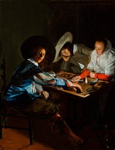 A Game of Tric-Trac, ca 1630