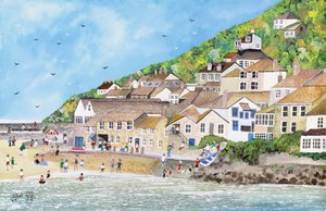 Swimming from the Wharf, 2009 (Gouache på papper)
