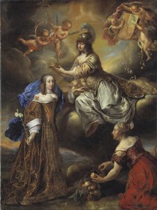 Allegori om drottning Hedvig Eleonora som Minerva, 1654