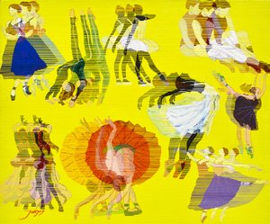 Dynamiska dansfigurer av Jukyong Park