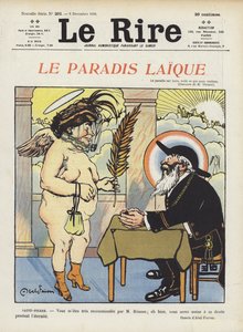 Ett sekulärt paradis. Illustration för Le Rire