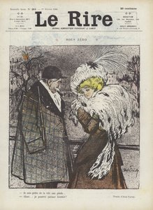 Under noll. Illustration för Le Rire