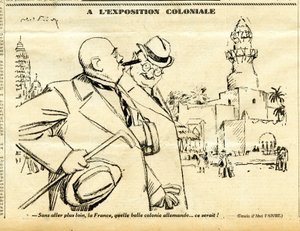 Uppriktig, satirisk i svartvitt av Jules Abel Faivre