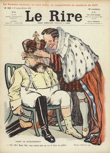 Kröning av kung Edward VII, illustration för Le Rire