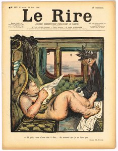 Omslag till "" The Laughter "", Satirical in Colors av Jules Abel Faivre