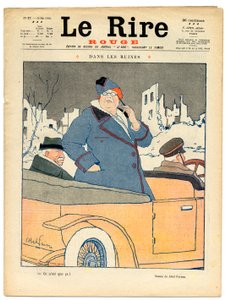 Omslag till "" The Red Laughter", Satirical in Colors av Jules Abel Faivre