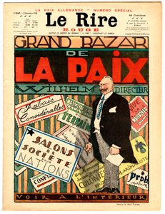 Omslag till "" The Red Laughter", Satirical in Colors av Jules Abel Faivre