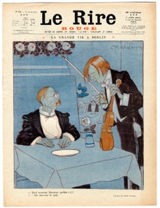 Omslag till "" The Red Laughter", Satirical in Colors av Jules Abel Faivre