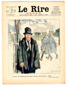 Omslag till "" The Red Laughter", Satirical in Colors av Jules Abel Faivre