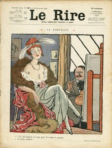 Illustration av Abel Faivre (1867-1945) för omslaget till Le Lire av Jules Abel Faivre