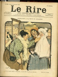 Illustration av Abel Faivre (1867-1945) för omslaget till Le Rire av Jules Abel Faivre