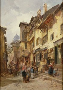 Gatubild, norra Frankrike