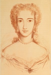 Porträtt av Armande Bejart av Jules Armand Hanriot