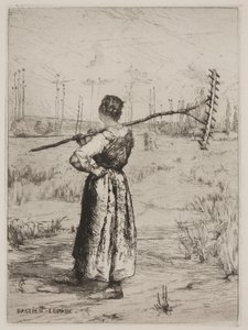 Återvända från fälten (Retour des Champs) av Jules Bastien Lepage