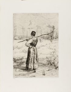 Återkomsten från fältet, 1878 av Jules Bastien Lepage