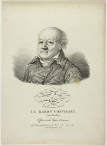 Porträtt av Jean-Nicolas, baron Corvisart