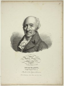 Porträtt av Joseph-François-Louis Deschamps