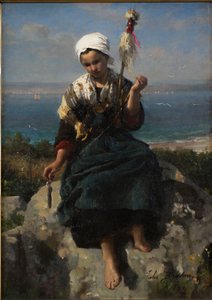 Linspinneriet av Jules Breton