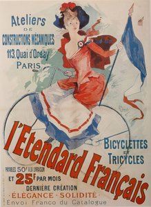 Standard franska cyklar affisch
