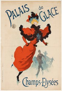 Palais de Glace Champs Elysées, Vorderansicht av Jules Cheret