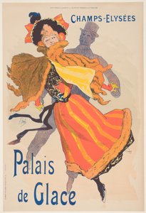 Poster advertising the Palais de Glace, Champs Elysees 