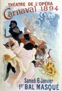 Affisch av Cherret för karnevalen 1894 på Theatre de l