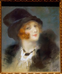 Parisaren. Målning av Jules Cheret (1836 - 1932) av Jules Cheret