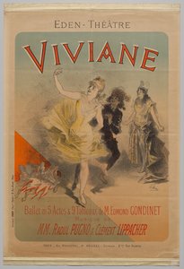 Viviane av Jules Cheret