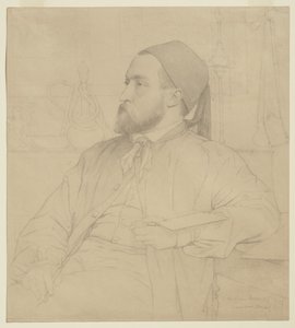 Porträtt av Constant Moyaux, arkitekt, 1865