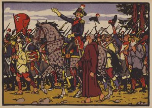 Alois von Reding och Schwyz motstånd mot den helvetiska republiken påtvingat av det revolutionära Frankrike