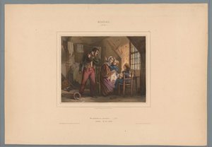 Stackars arbetare kommer hem utan lön Misery (30 ans) (titel på objekt) Dygder och laster (serietitel) Vice et Vertu, album moral (...) (serietitel) av Jules  David