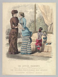 Det senaste modet uttryckligen designat och förberett för Milliner, Dressmaker and Dr..., 1880-82. av Jules David