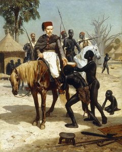 En exotisk besökare, 1857