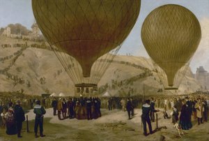 Léon Gambettas avfärd till Tours med ballongen "Armand-Barbès" den 7 oktober