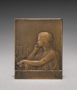 Medaljong framsida. av Jules Dupré
