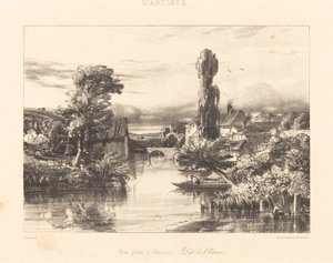 Utsikt på Alençon av Jules Dupré