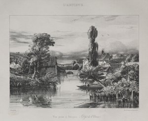 Utsikt nära Alencon, 1839. av Jules Dupré