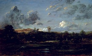 In the Landes, ca 1841 (olja på duk) av Jules Dupré