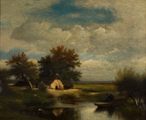 Landskap av Jules Dupré